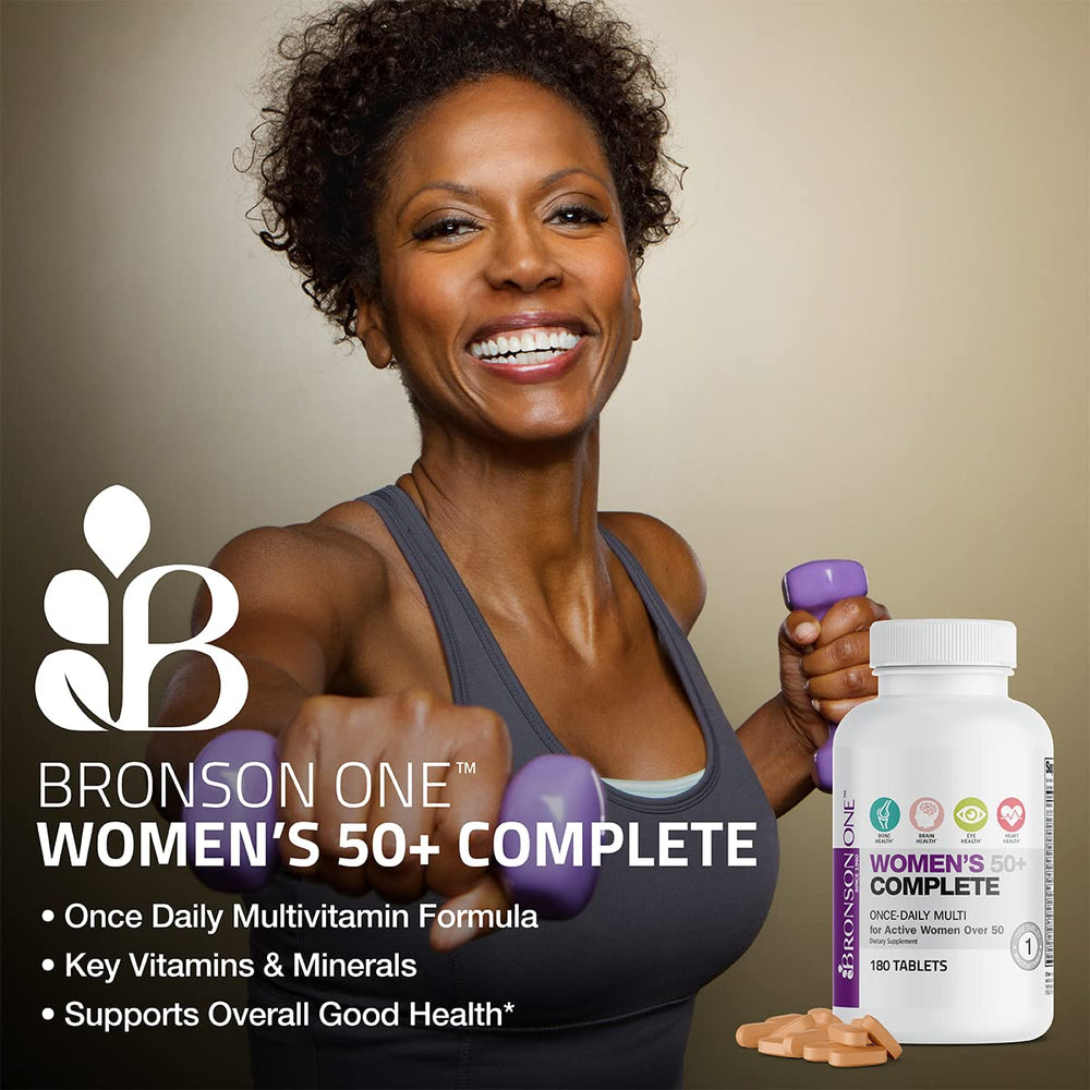 Ingredients overview for Bronson ONE Daily Women’s 50+