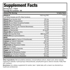 Bronson ONE 50+ tablets in bottle with label