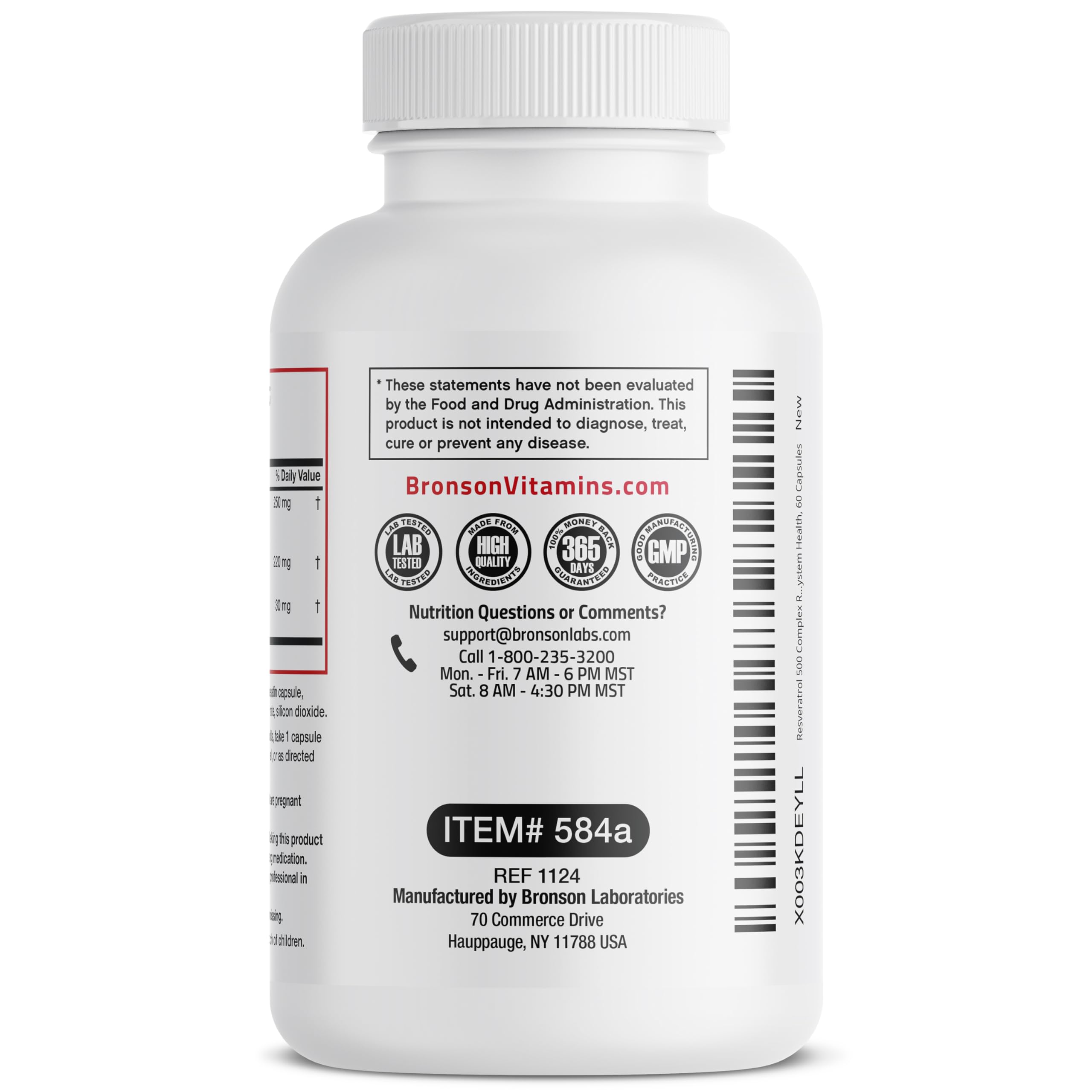 cGMP certified New York manufacturing facility
