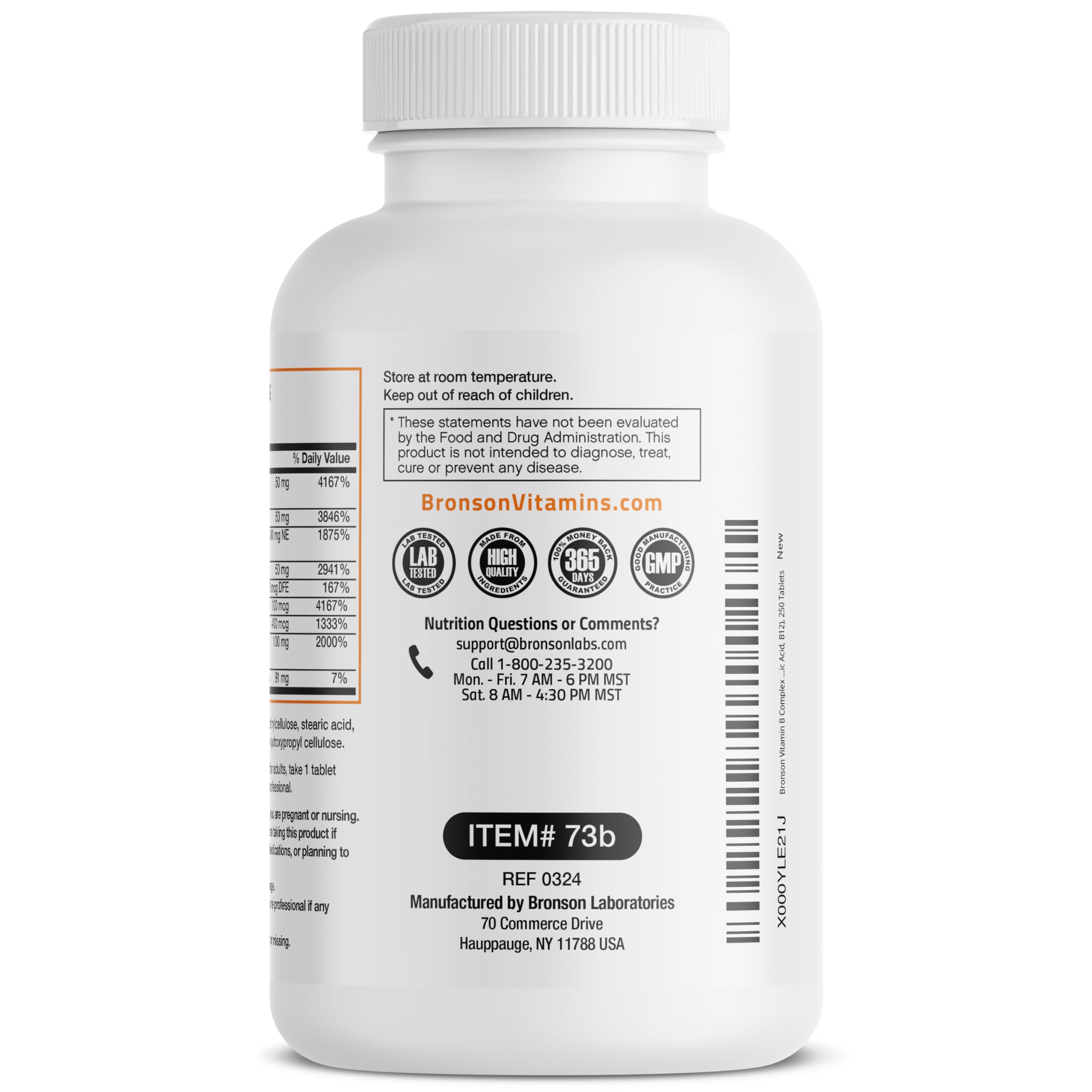 Bronson B-Complex for energy support