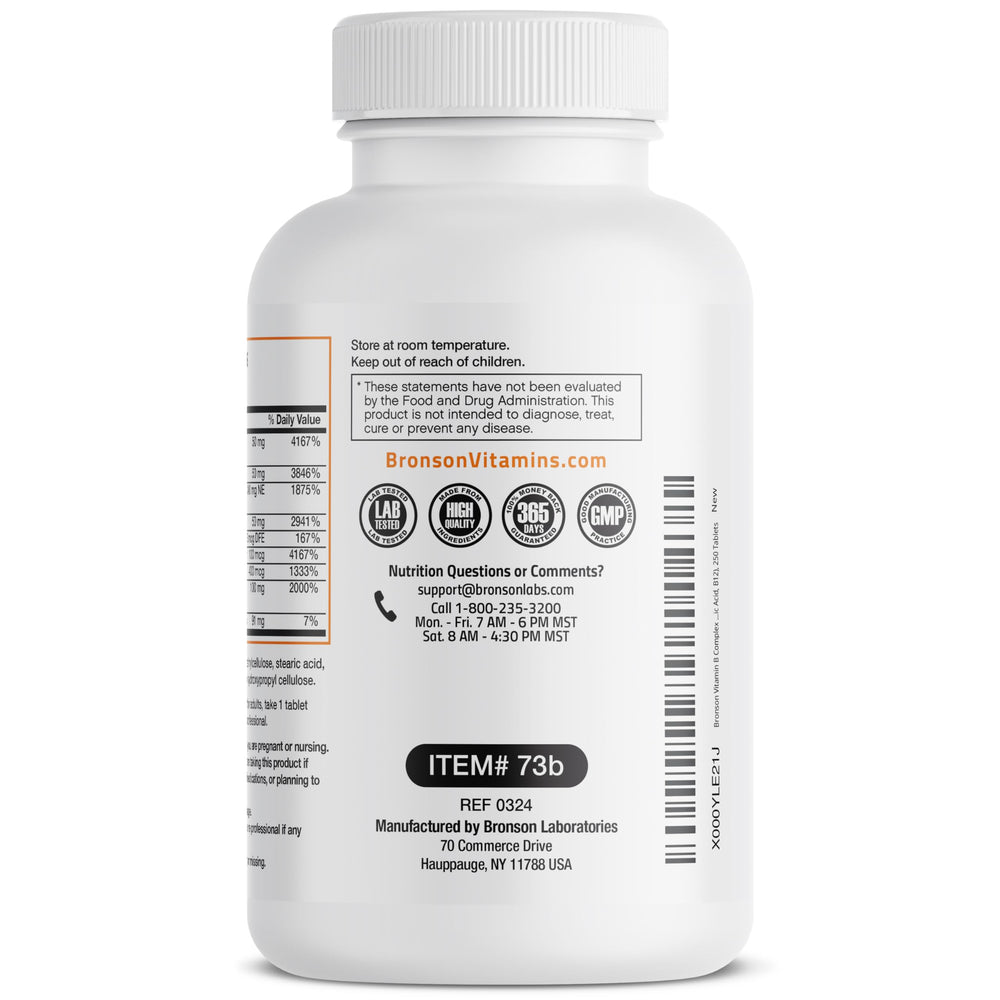 Bronson B-Complex for energy support