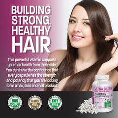 Biotin 10,000 mcg supplement facts panel