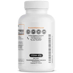Non-GMO ascorbic acid symbol on Bronson packaging