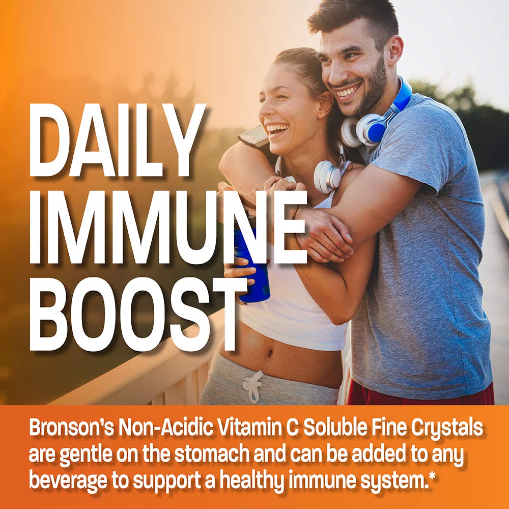 Vitamin C powder supports immune system and antioxidant protection