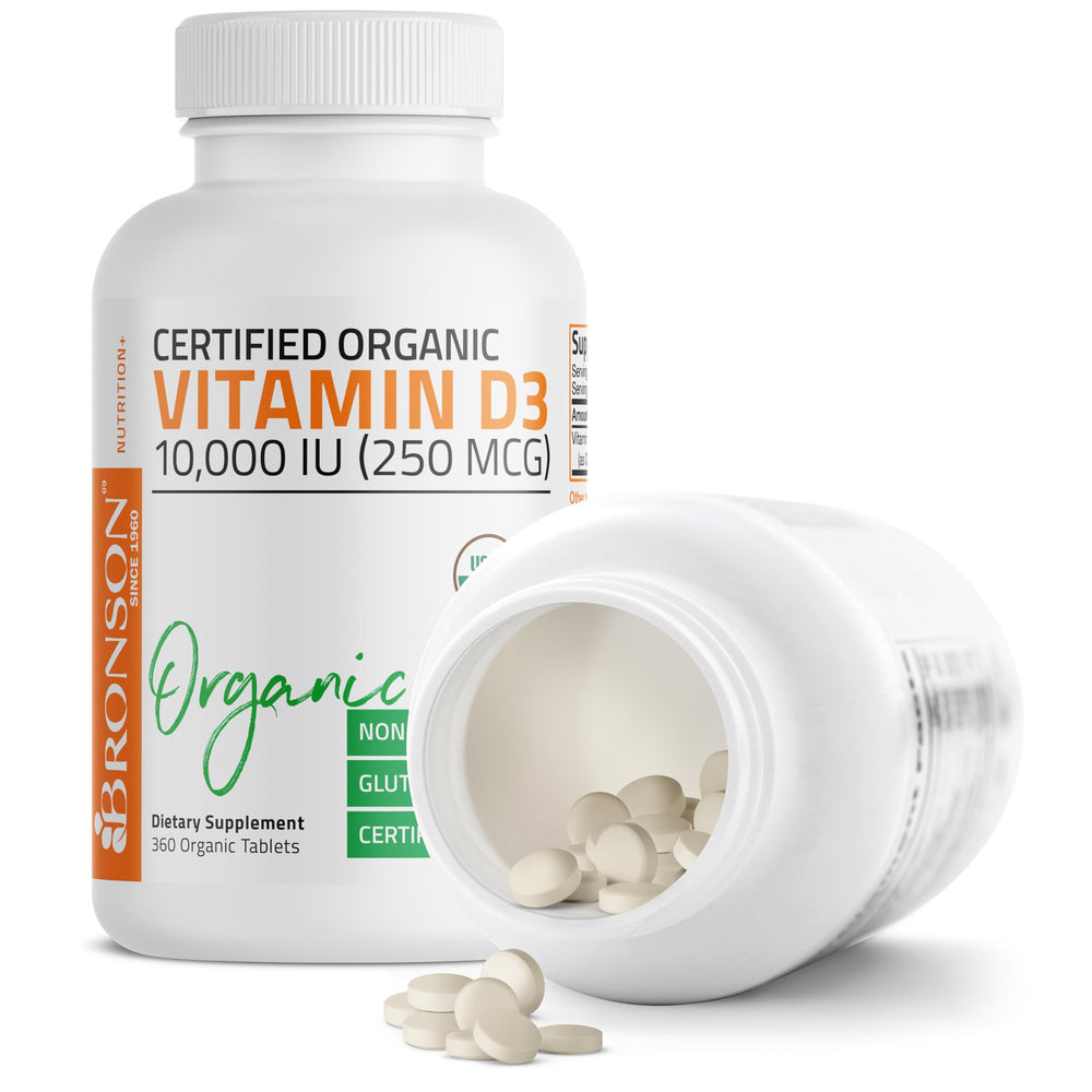 Dosage Information for Bronson Vitamin D3 Organic Supplement