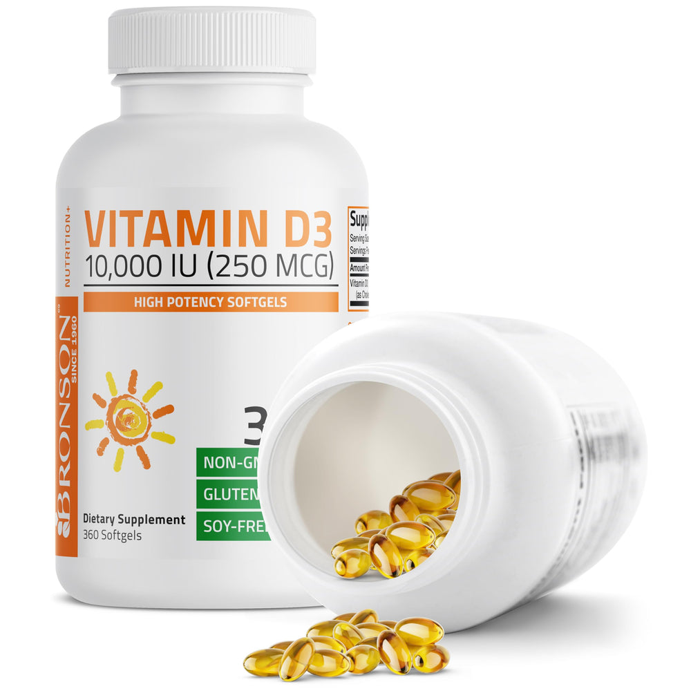 Bronson Vitamin D3 cGMP facility reference on packaging
