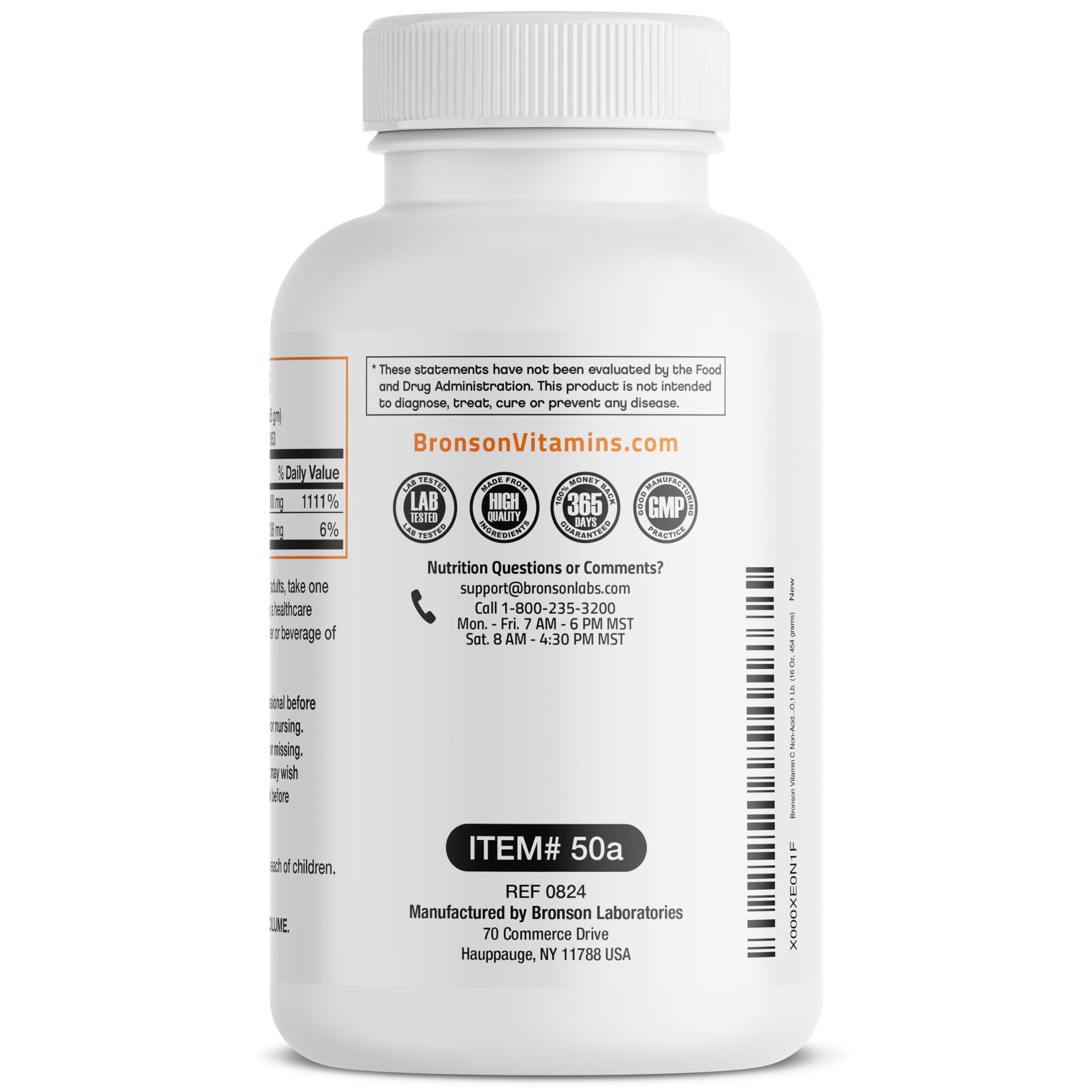 Bronson Vitamins brand trusted since 1960