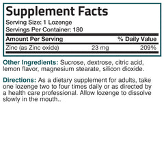 GMP facility in New York manufacturing Bronson Zinc Lozenges