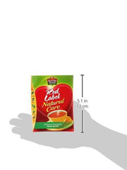 Packaging variations for the 2-pack Brooke Bond Red Label Natural Care