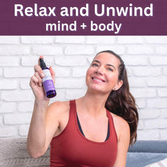Close-up of Brookethorne Naturals aromatherapy spray bottle