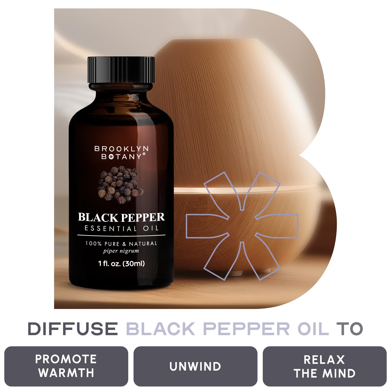 Aromatherapy setup with Brooklyn Botany essential oils