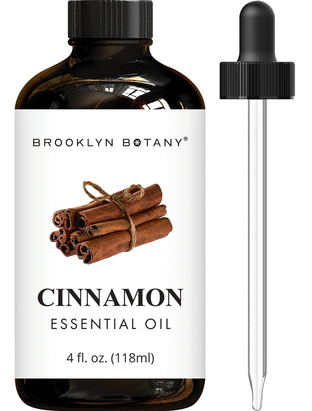 Brooklyn Botany Cinnamon Essential Oil 4 oz bottle