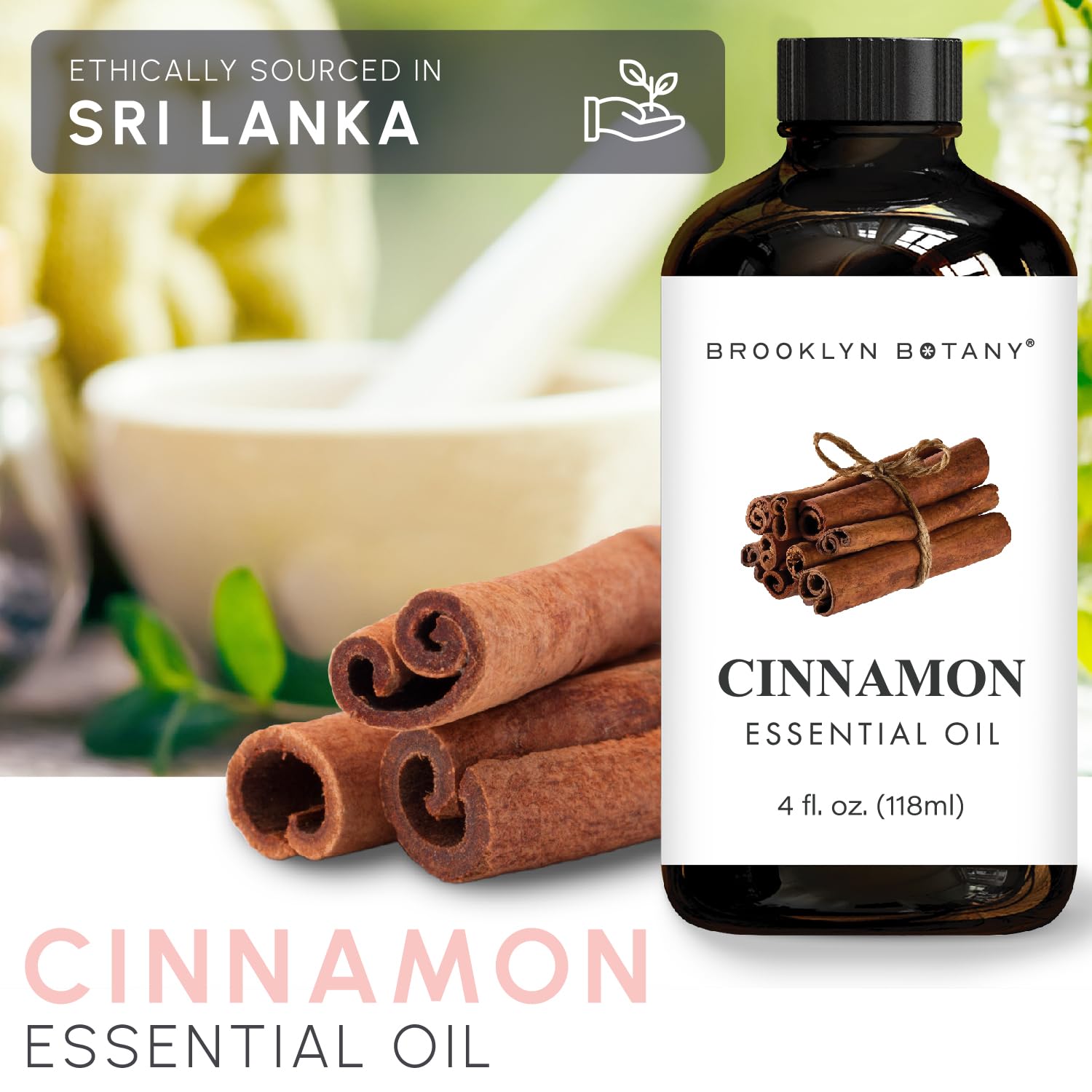 Cinnamon essential oil blends for diffuser