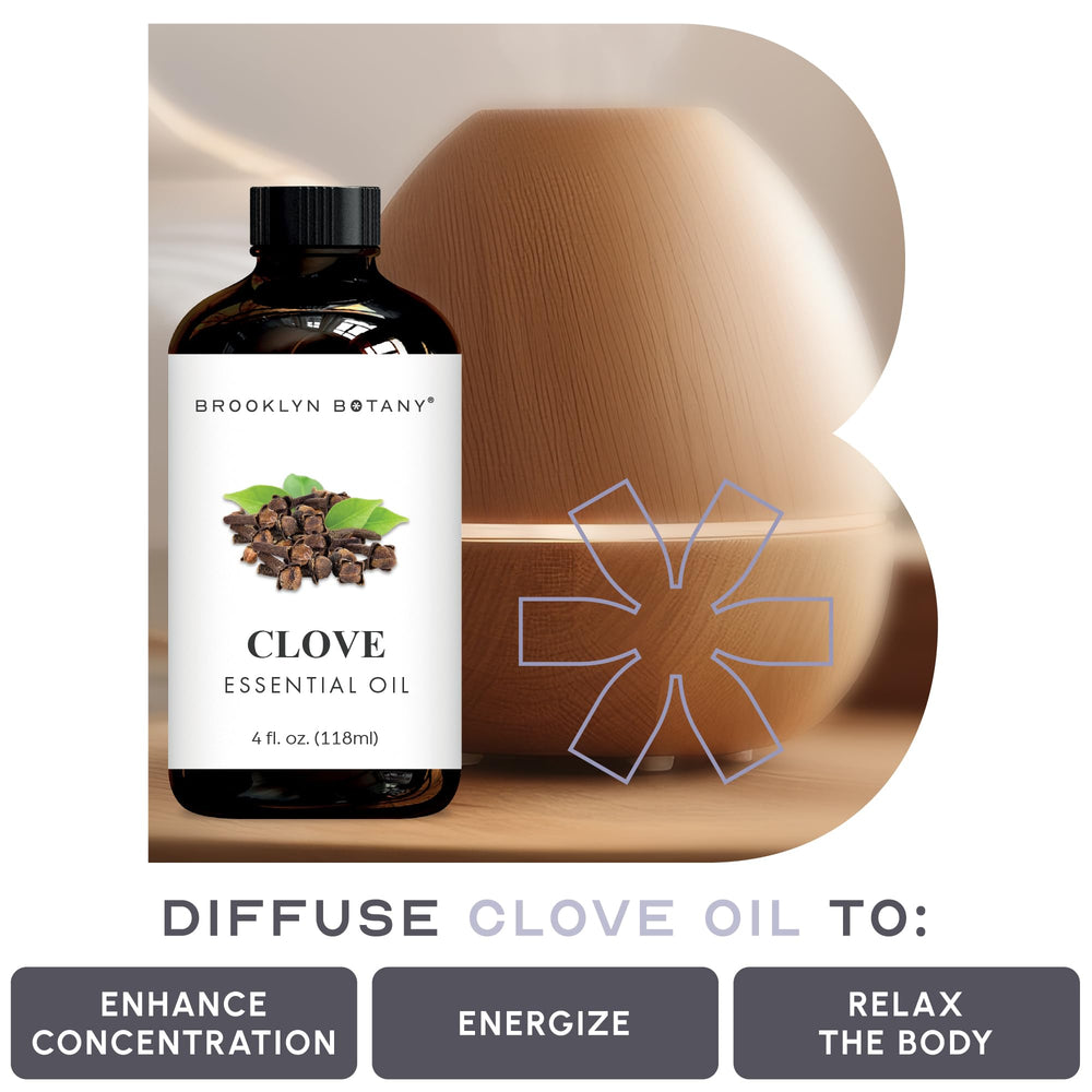 USA bottled clove essential oil by Brooklyn Botany