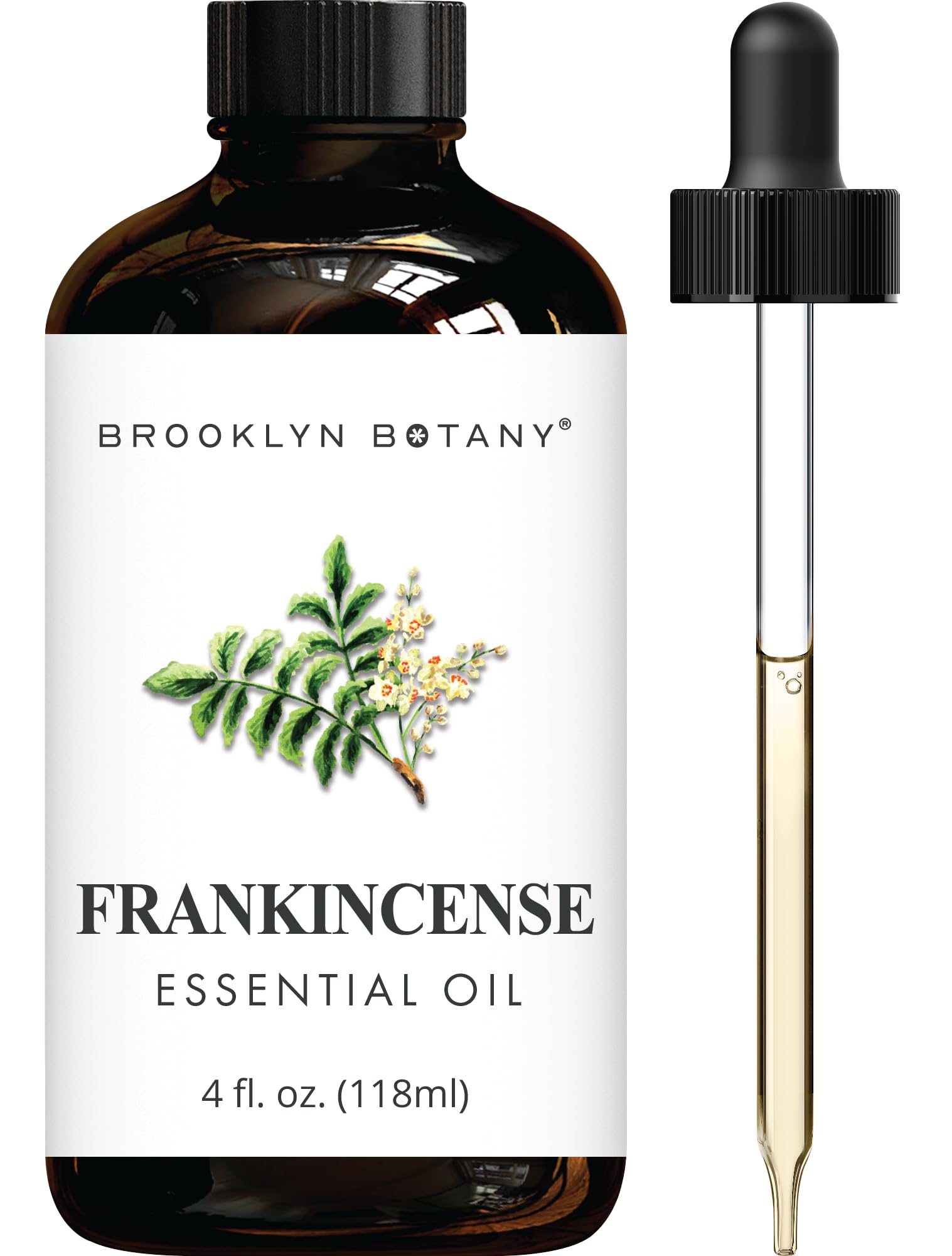 Brooklyn Botany Frankincense Essential Oil 4oz bottle