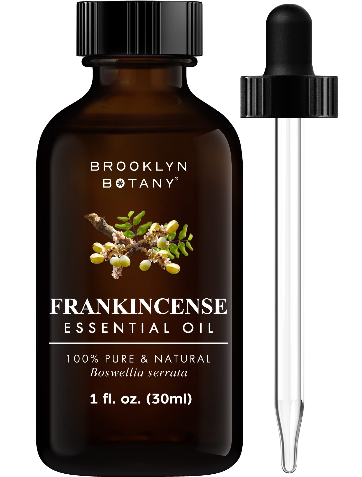 Brooklyn Botany Frankincense essential oil bottle 1 oz