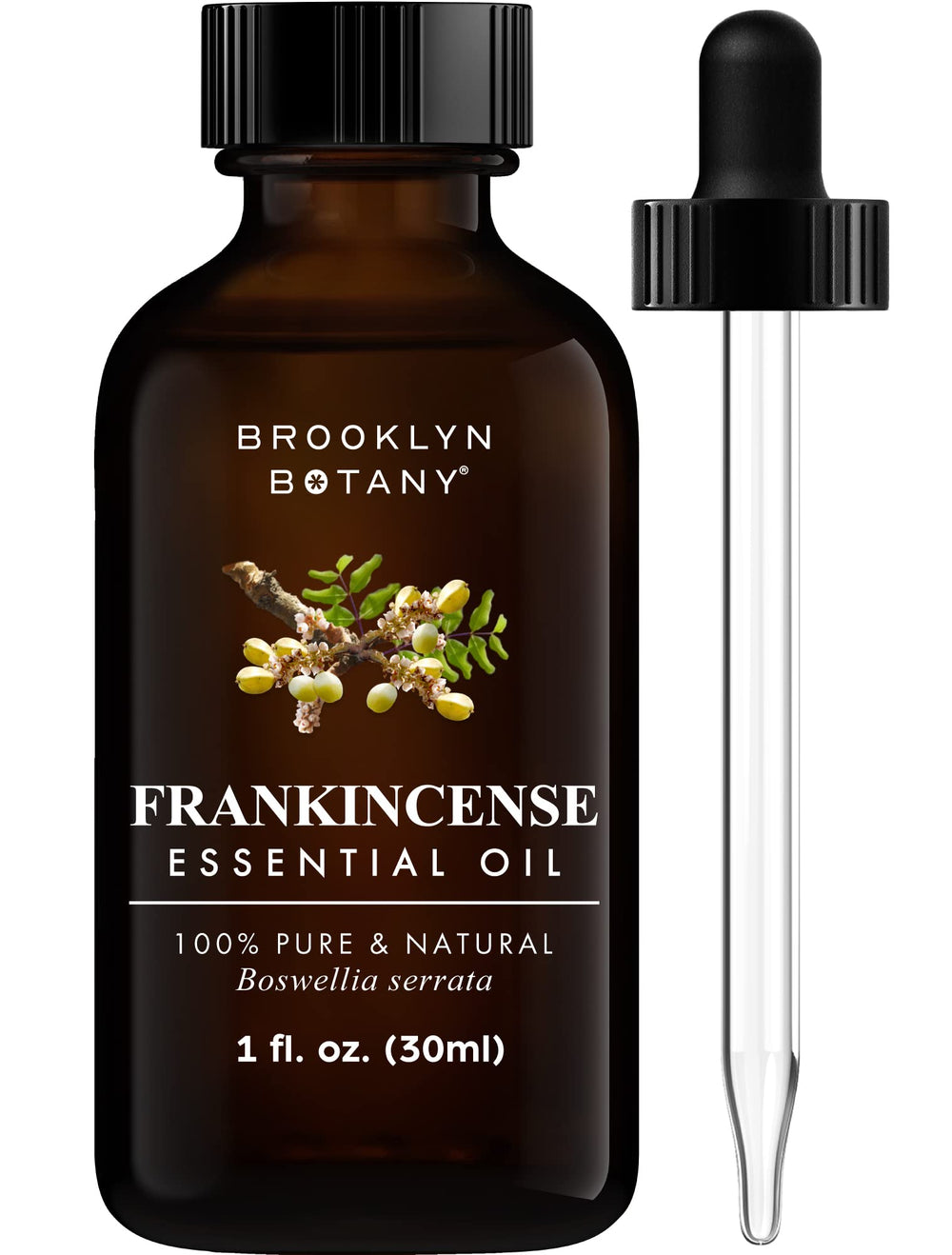Brooklyn Botany Frankincense essential oil bottle 1 oz