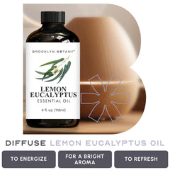 Aromatherapy diffuser setup with Lemon Eucalyptus oil