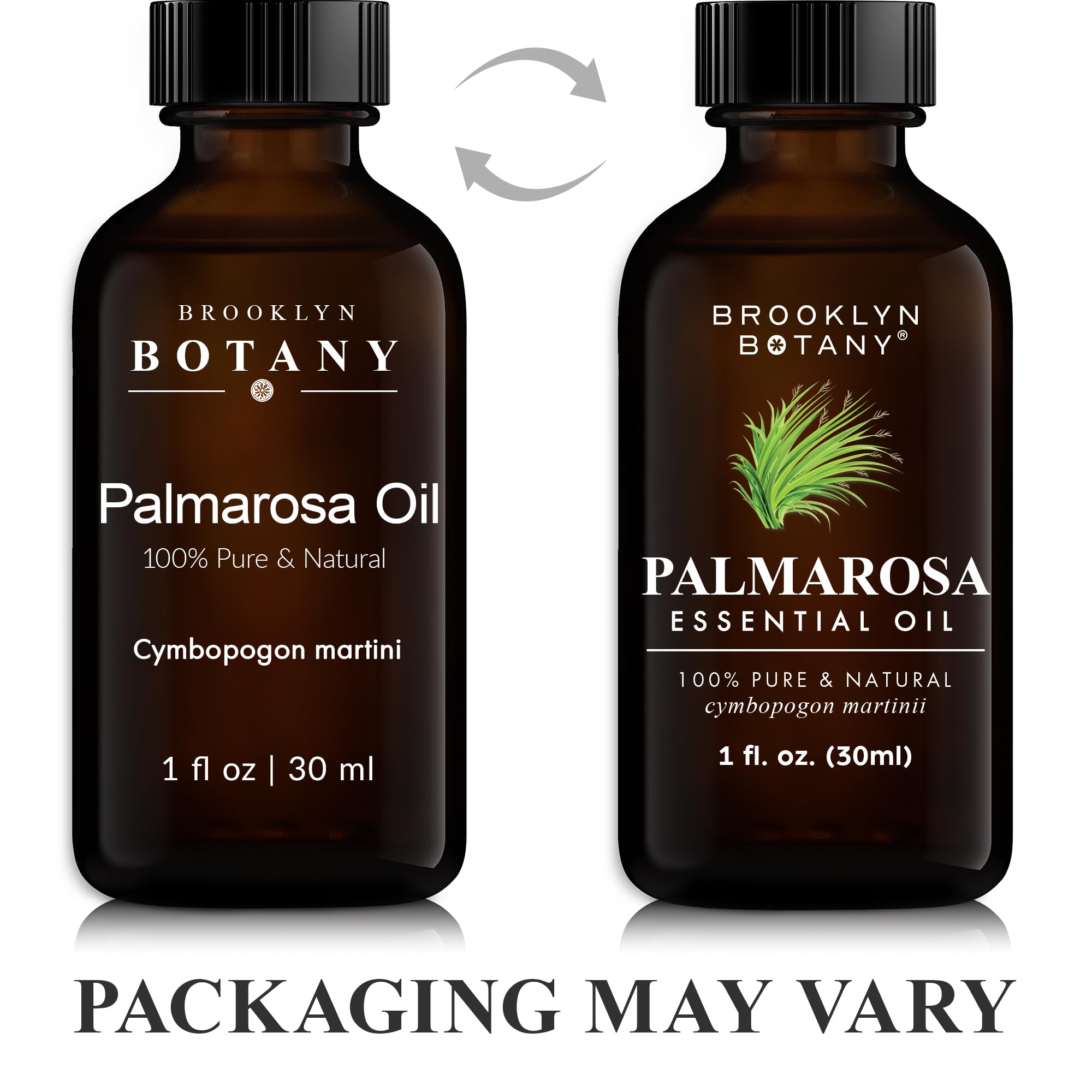 Packaging for Brooklyn Botany Palmarosa essential oil
