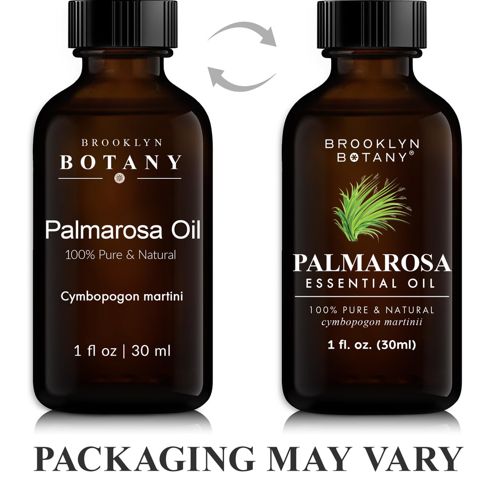 Packaging for Brooklyn Botany Palmarosa essential oil