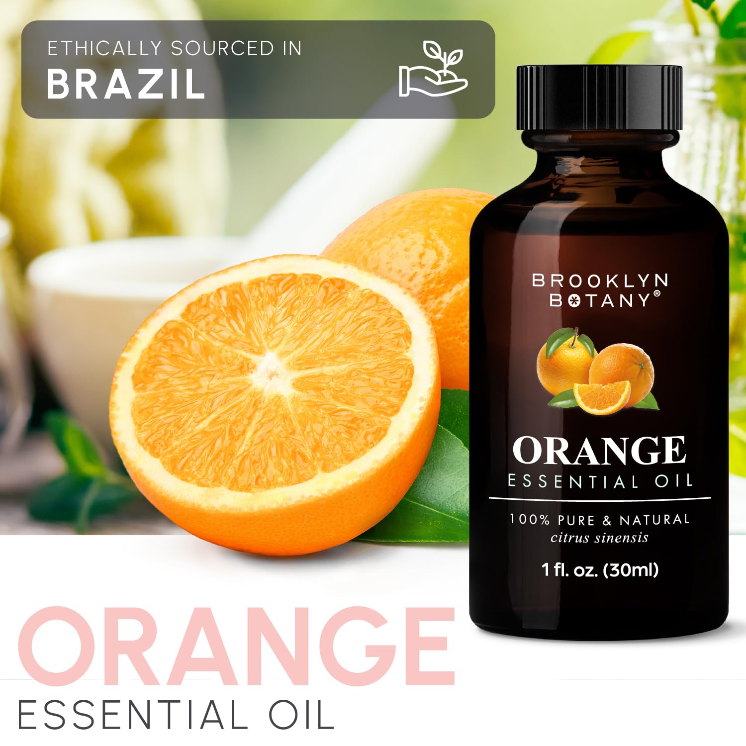 Lab-tested label indicating potency of essential oil
