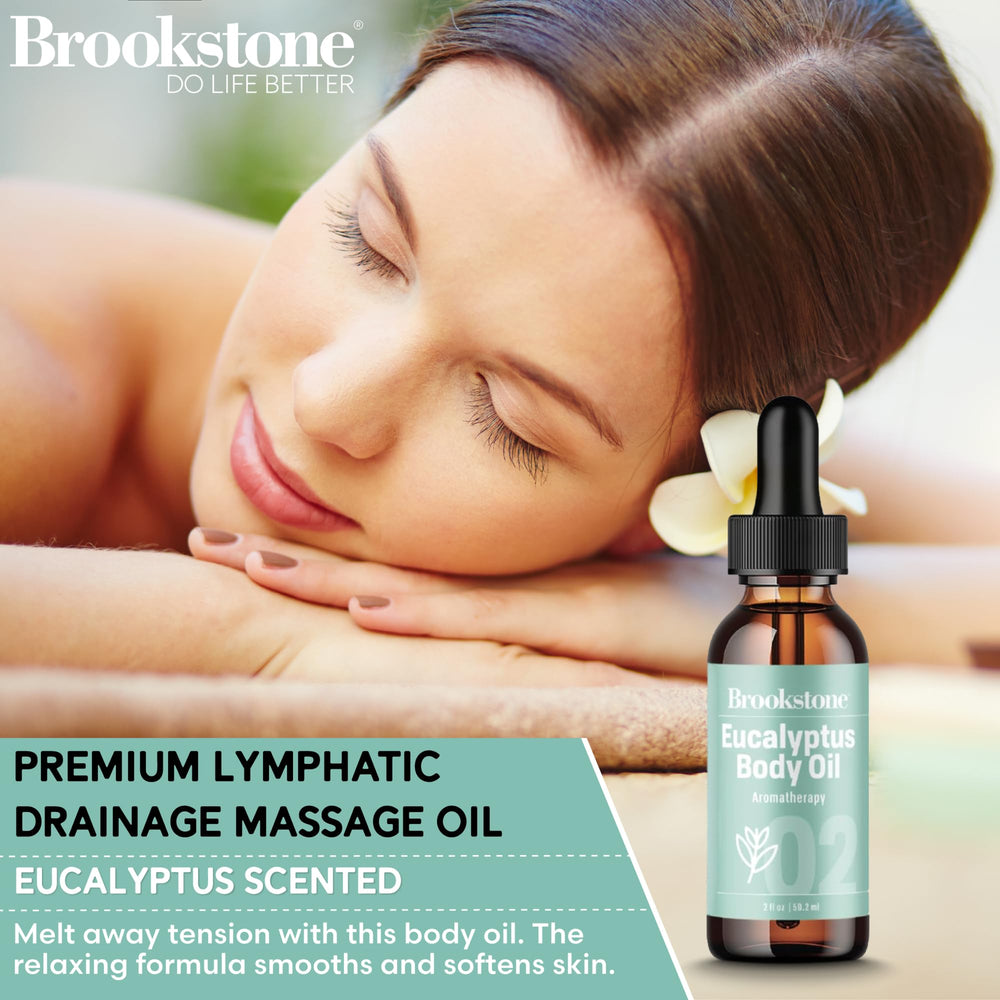 Premium Brookstone lymphatic drainage massage oil