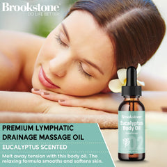 Premium Brookstone lymphatic drainage massage oil