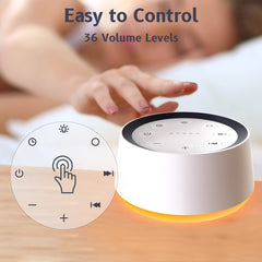 BrownNoise 36 volume levels allow precise sound intensity control.