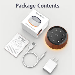 BrownNoise bedside sleep scene showcasing a calm, relaxing environment