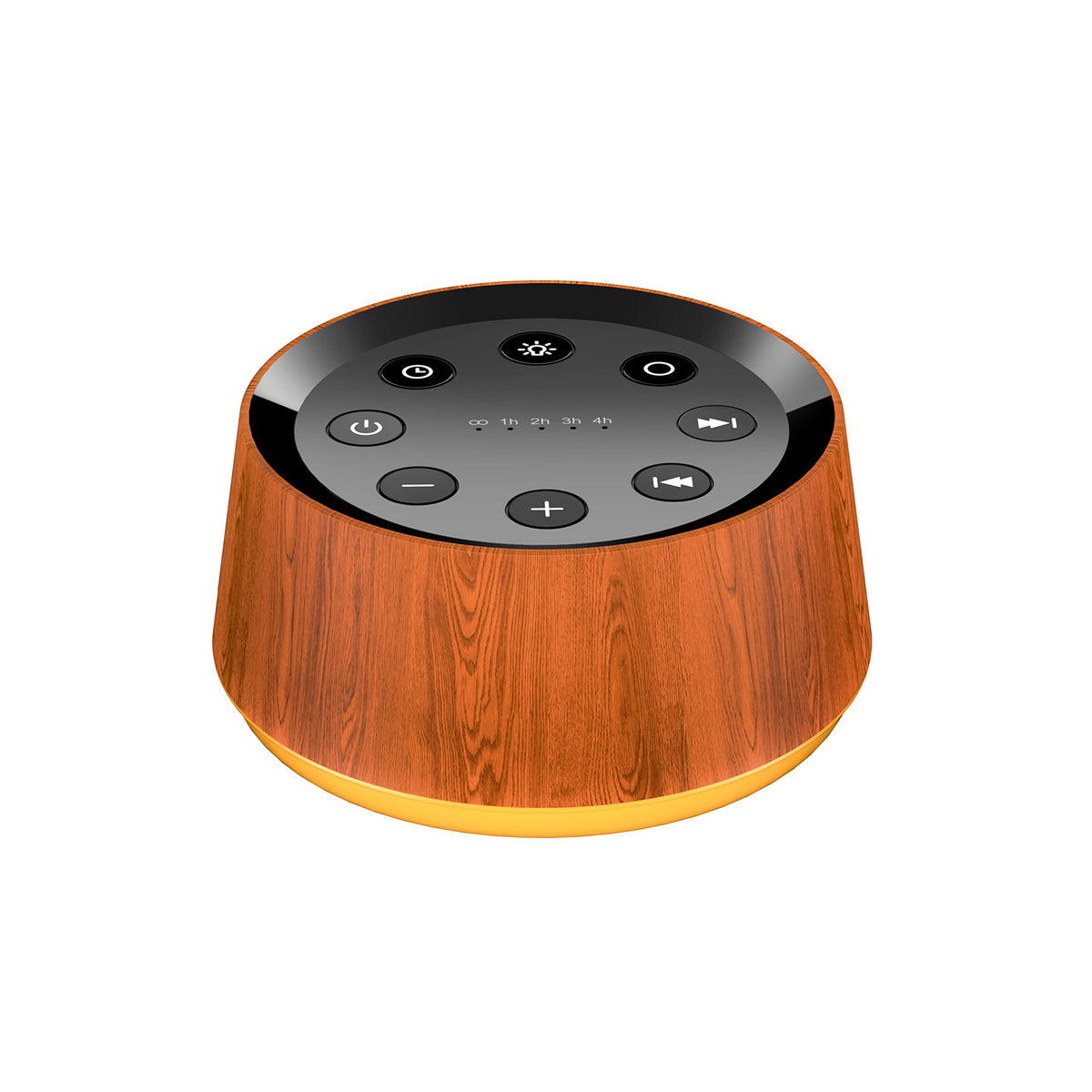 BrownNoise sound machine front view showing 30 sounds for sleep and focus
