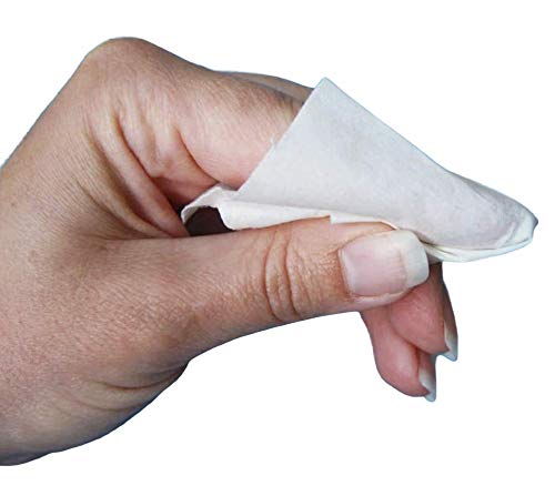 Close-up of soft moist wipe texture for babies