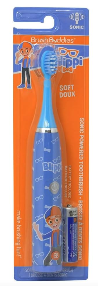 AAA battery-powered Blippi electric toothbrush for kids