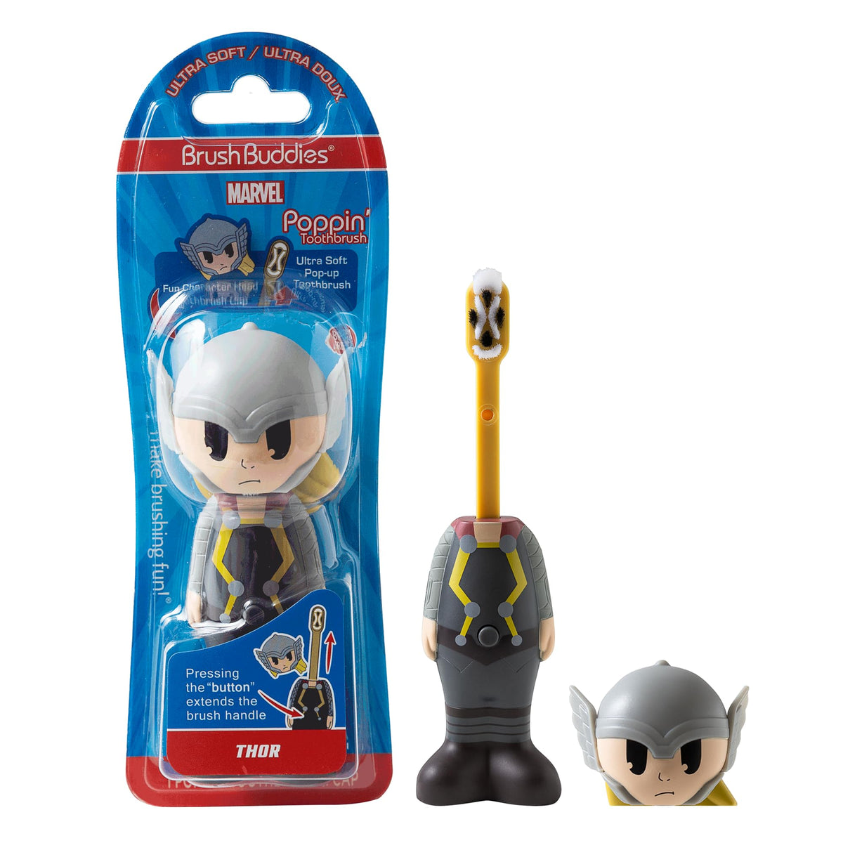 Brush Buddies Thor kids toothbrush with soft bristles
