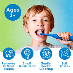 Replacement brush heads for Brusheez Kids Electric Toothbrush