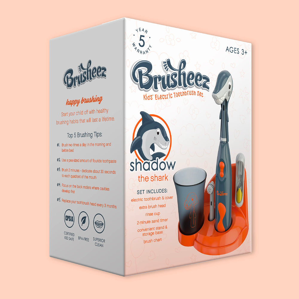 Brusheez Shadow the Shark 5-year warranty card