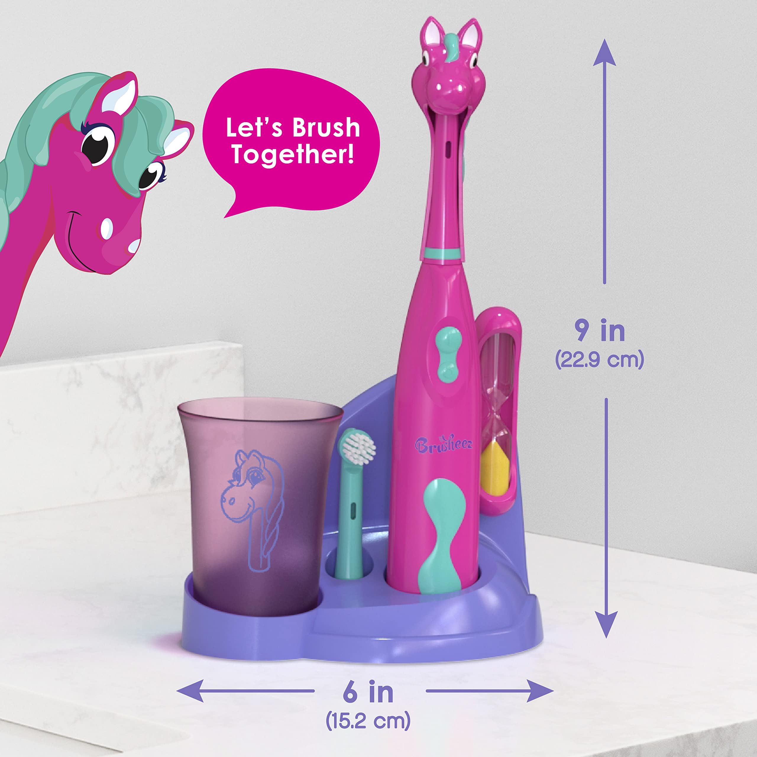 Storage base for Brusheez Kids' Electric Toothbrush Set