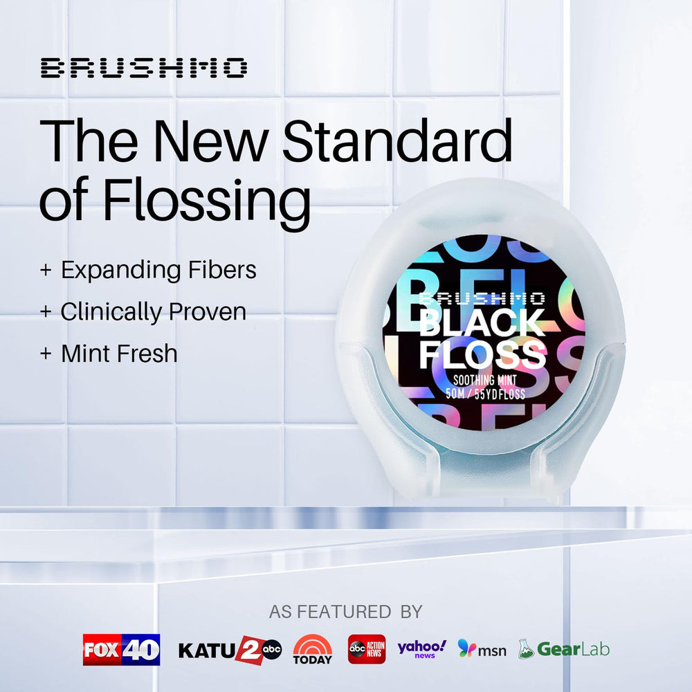 Expanding dental floss designed by a US dentist
