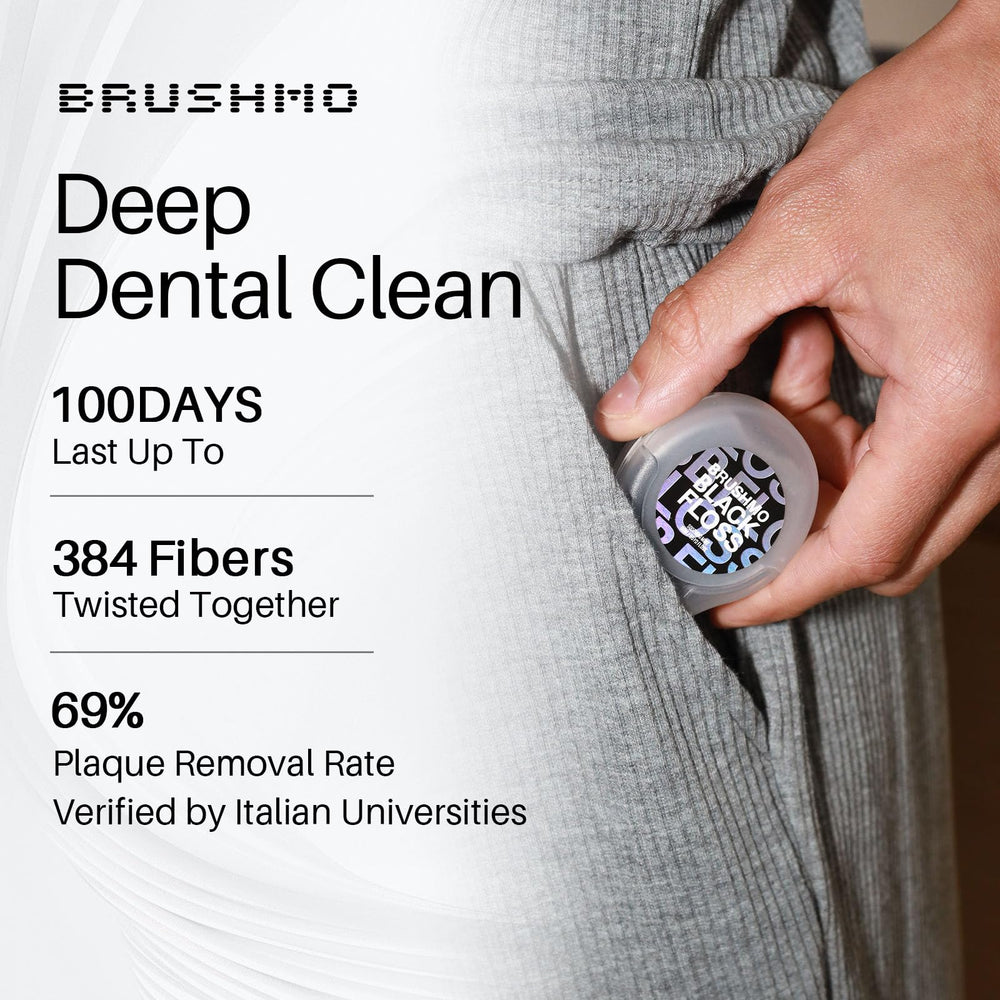 Gum-friendly floss with vegan wax coating