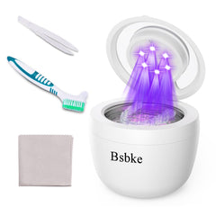 Bsbke Ultrasonic Retainer Cleaner white unit front view