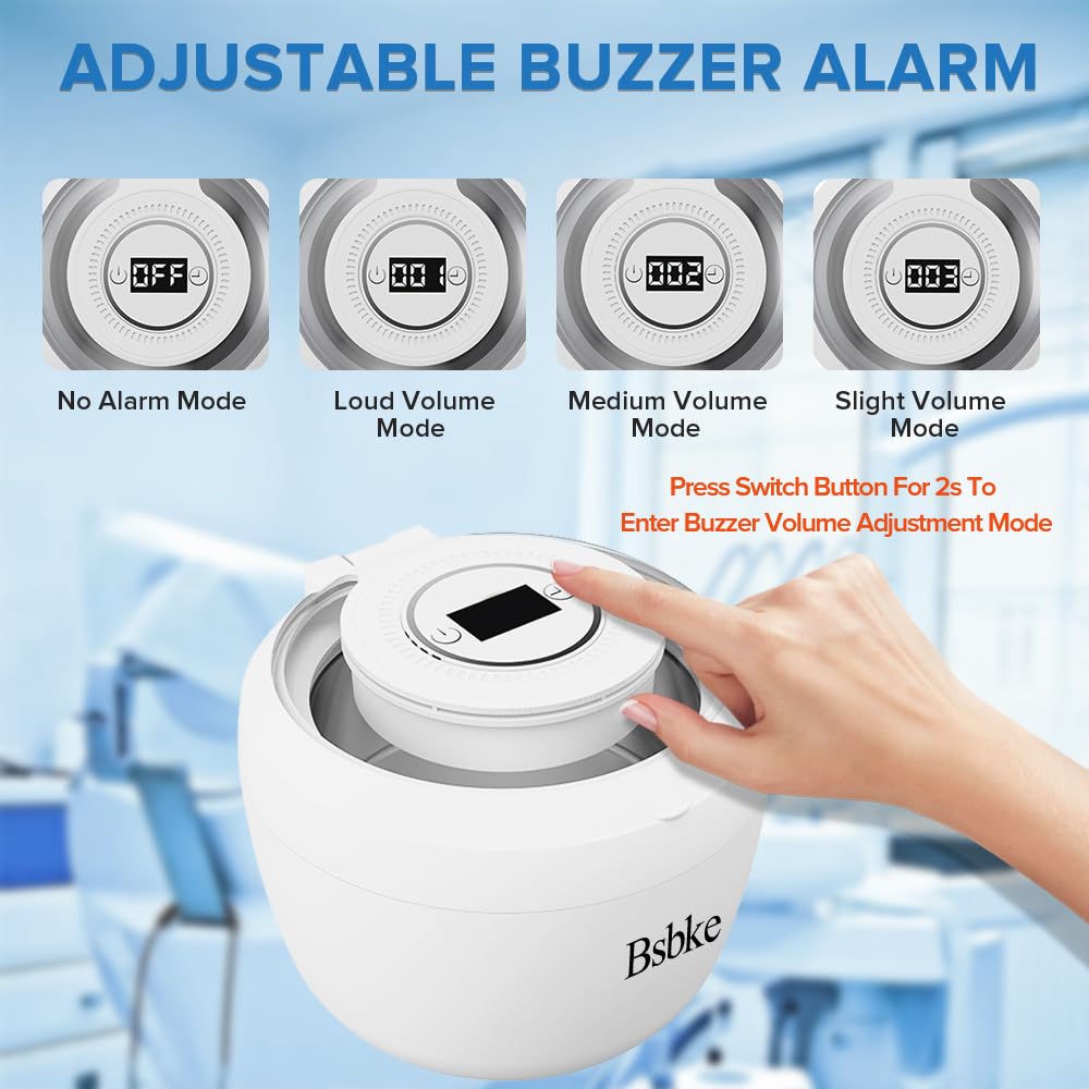 Four cleaning modes including ultrasonic and UV options