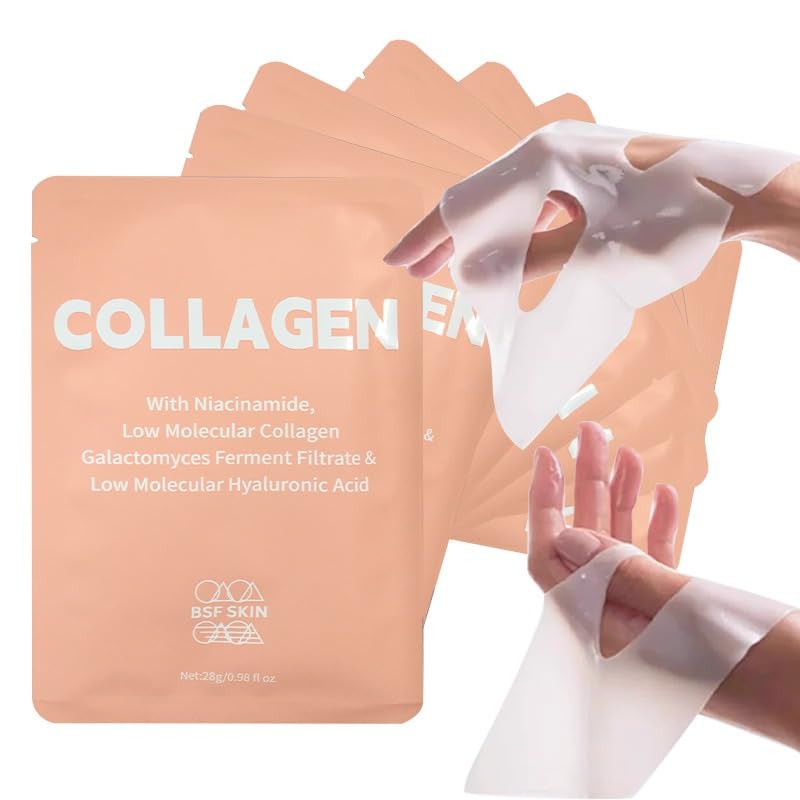 BSF SKIN mask ingredients panel with Galactomyces for glow