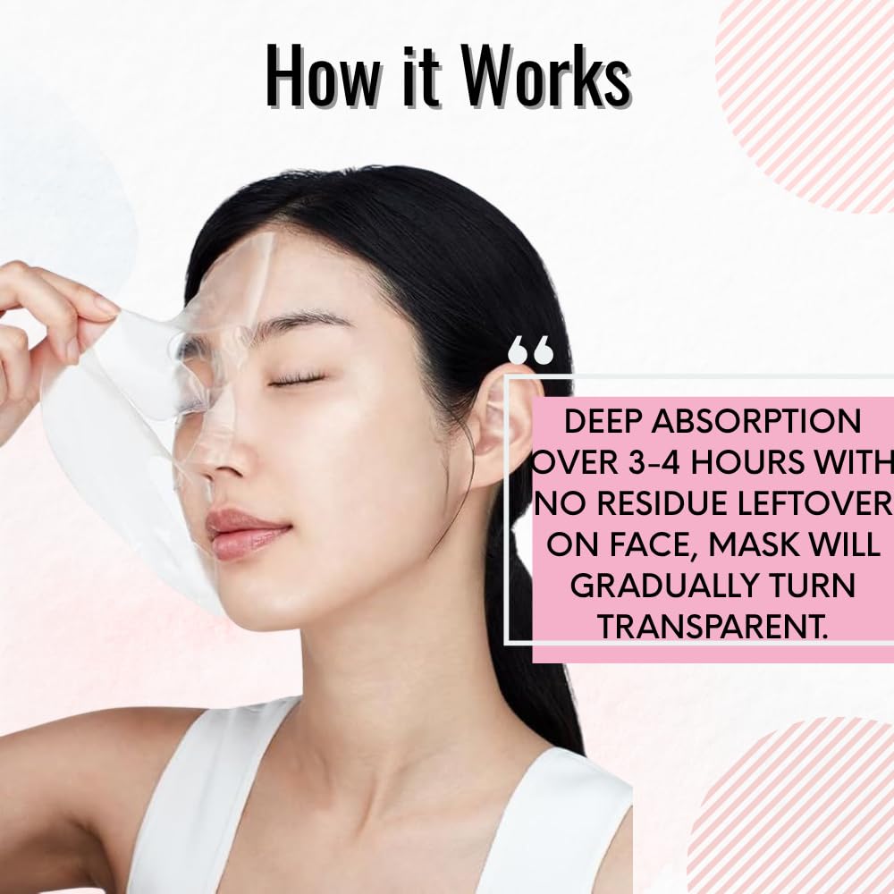 BSF SKIN Deep Collagen Hydrogel Mask featuring niacinamide for barrier hydration