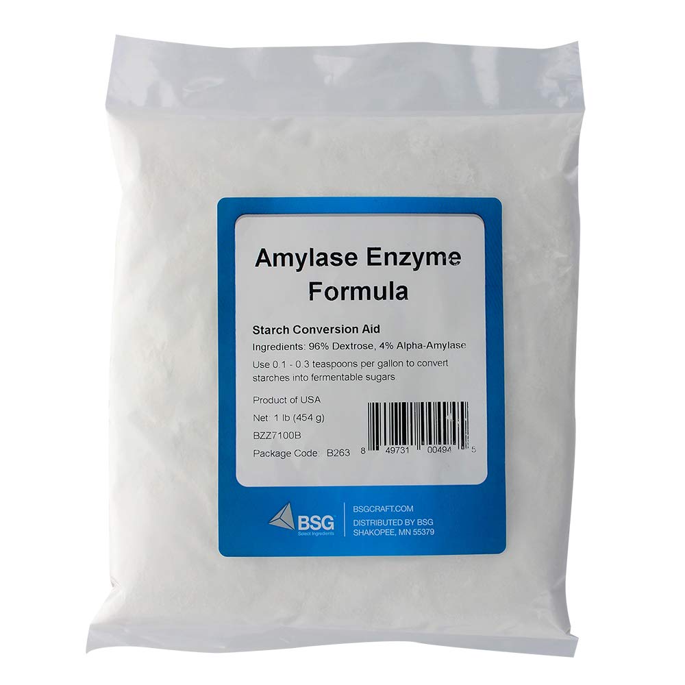 BSG Amylase Enzyme Formula 1 lb packaging image