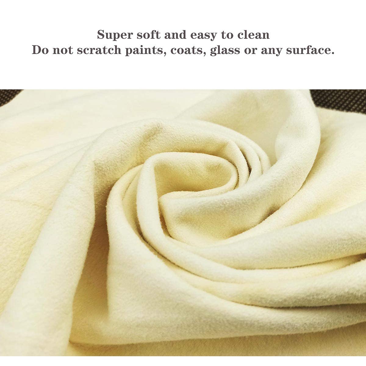 Cleaning cloth sized 24x16 inch for car and large surfaces