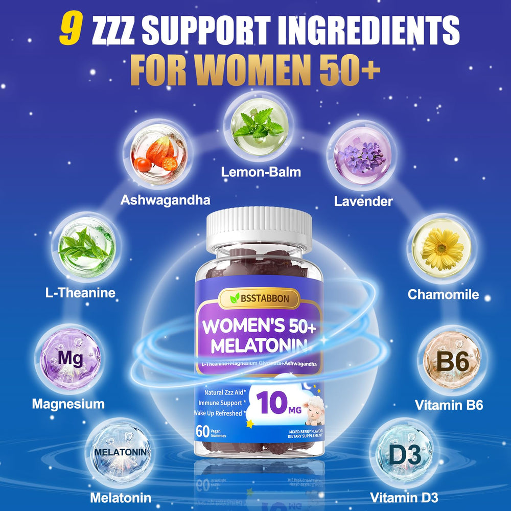 Ingredients chart for BSSTABBON gummies