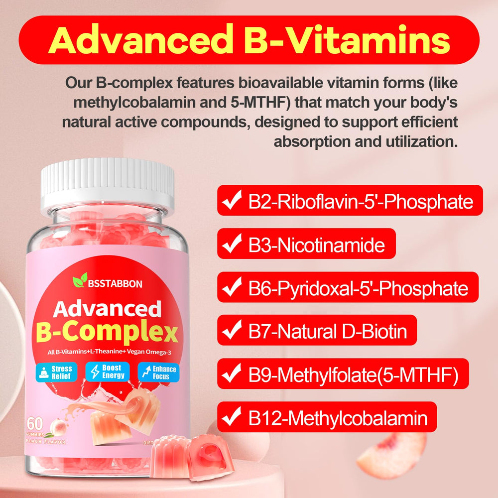 Nutritional ingredients for BSSTABBON methylated B gummies