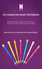 Medium bristles suitable for adults and children - BTS toothbrush