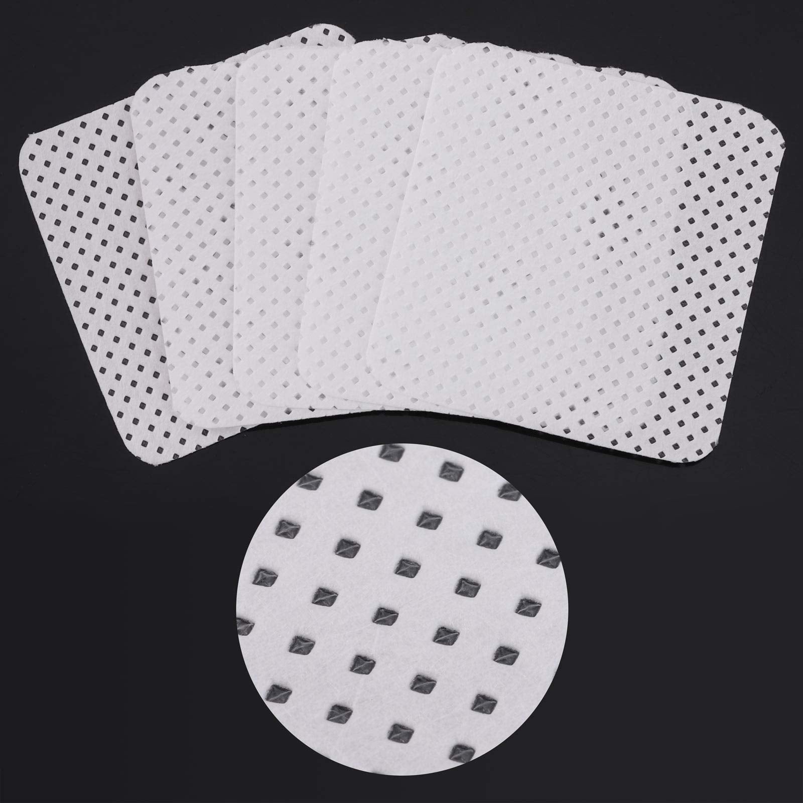 BTYMS lint-free cotton pads for precise eyelash extension glue cleanup