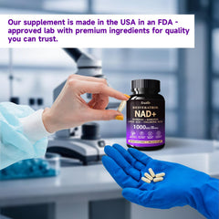 Unisex NAD supplement suitable for men and women 40+