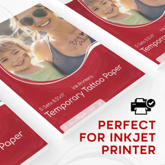 BubblePop! standard size 8-5x11 in tattoo paper sheets fit printers